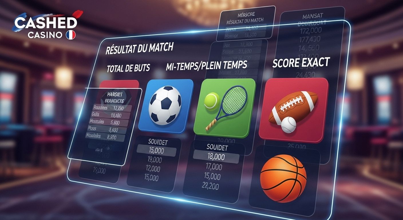 Options et marchés de paris sportsbook features