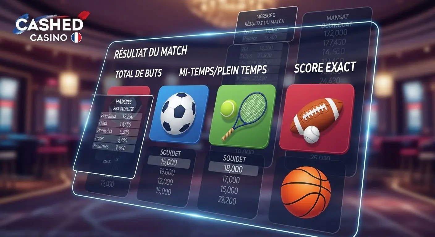 Options et marchés de paris sportsbook features